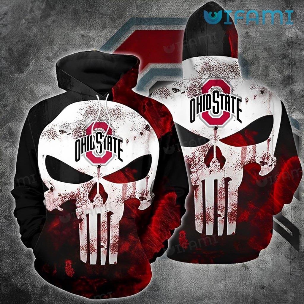 Ohio-State-Hoodie-3D-Punisher-Skull-AOP-Ohio-State-Buckeyes-Gift